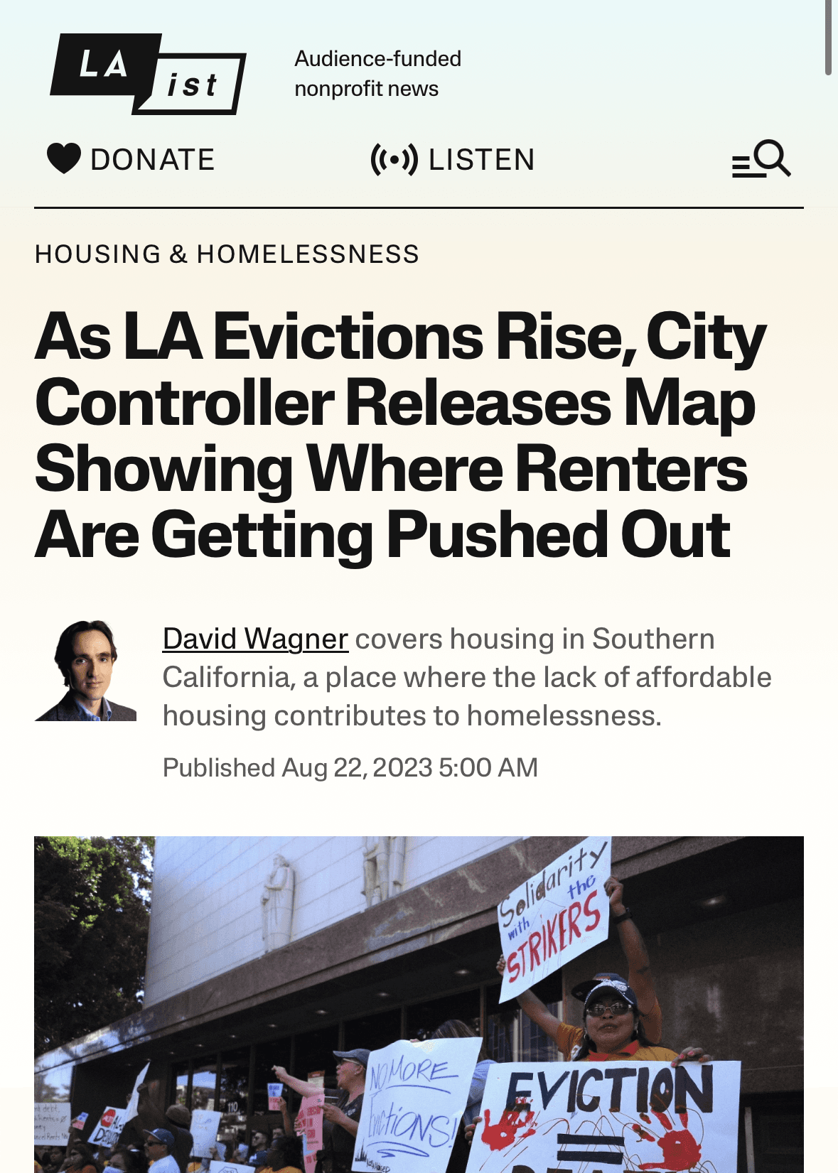 As LA evictions rise, City Controller releases map showing where renters are getting pushed out